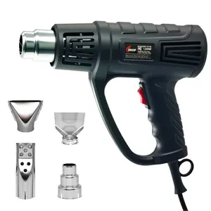 Handheld Hot Air Gun 1200w 302°f-1112°f Stainless Steel Welding Machine High Power Tool, Fast Heating Overheat Protection for Crafts, Shrink PVC, Car Wrapping