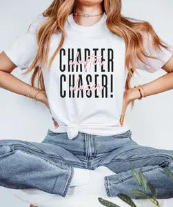Chapter Chaser Comfort Colors T-Shirt, Book Lover Shirt, Bookish Shirt, Gifts for Readers, Reader T-Shirt, Reader Tees, Bookish Merch