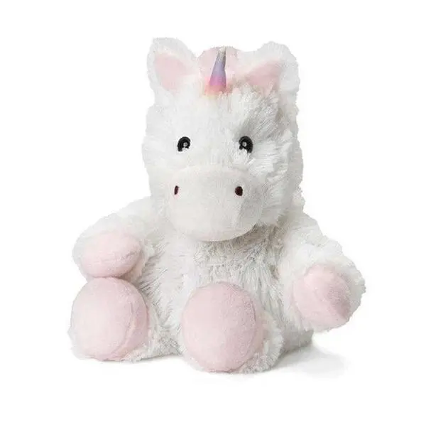 UNICORN WHITE - JUNIOR- WARMIES Cozy Plush Heatable Lavender Scented Stuffed Animal