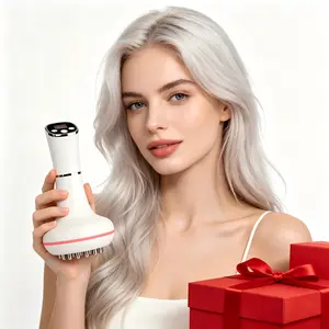 Electric Meridian Brush Massager - Heating Vibration Scraping Tool for Neck/Shoulder/Back Relaxation, Waist & Abdomen Shaping, Portable Household Gift for Parents