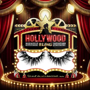 STUNT GIRL – Real Mink Eyelashes with Rhinestones | 15mm Length, Reusable Strip Lashes