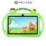 [Stock Up] PRITOM Kids 7-inch Digital Android Tablet - Bluetooth, WiFi, HD Screen, Protective Case, Parental Control, Dual Cameras, Pre-Installed Learn & Play Apps - Cool Gifts for Kids, Ideal for Entertainment (Pink, Blue)