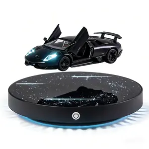 Levitating Lamborghini Model Car, Floating Desk Decor with Auto Rotation & LED Lights, Cool Tech Gifts for Men Car Enthusiasts, Unique Easter Christmas Birthday Present for Him Supercar Kit