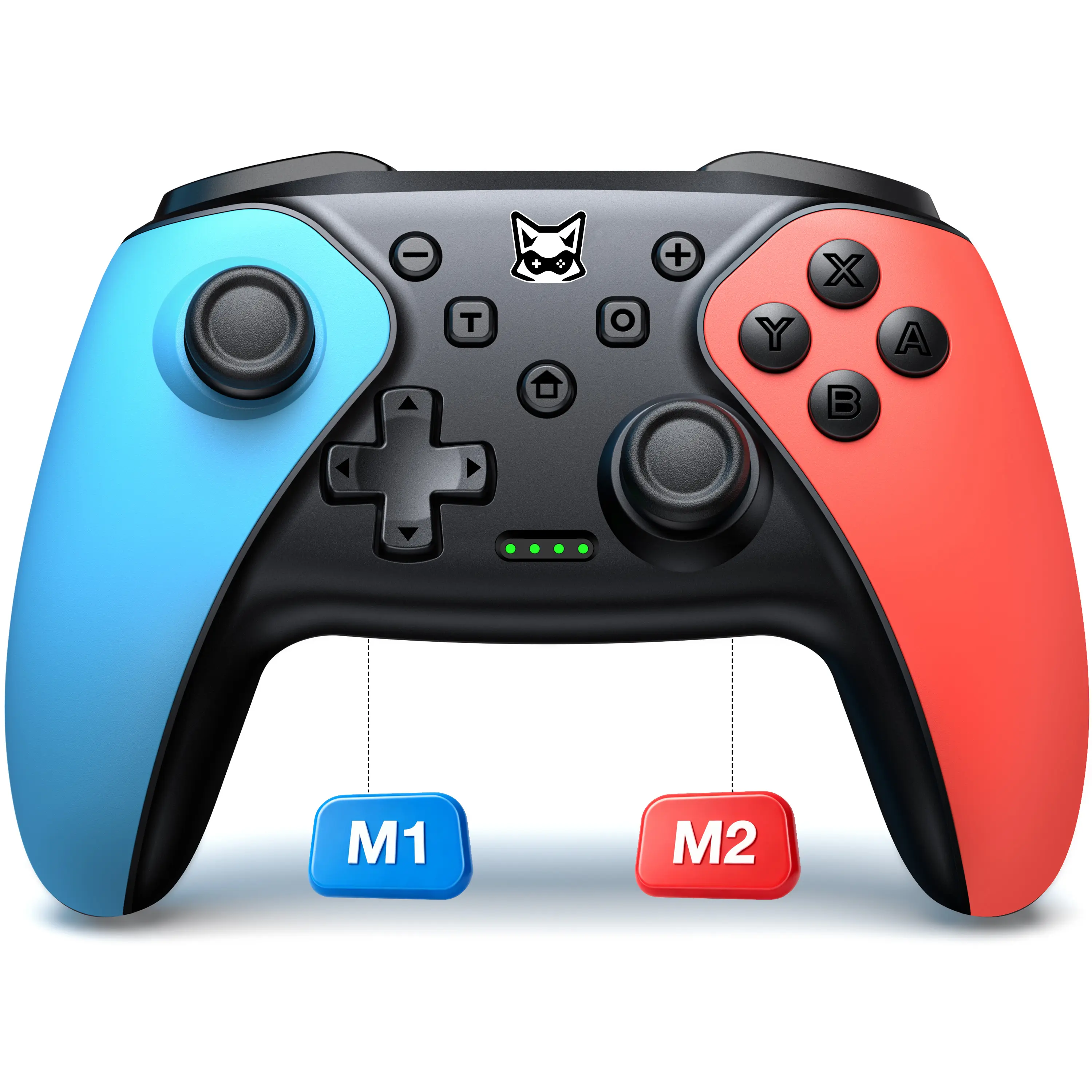 Switch Pro Controller for Nintendo Switch/Switch 2/Lite/OLED Controller, Switch Controller with a Mouse Touch Feeling on Back Buttons, Extra Switch Pro Controller with Wake-up,Programmable, Turbo Function