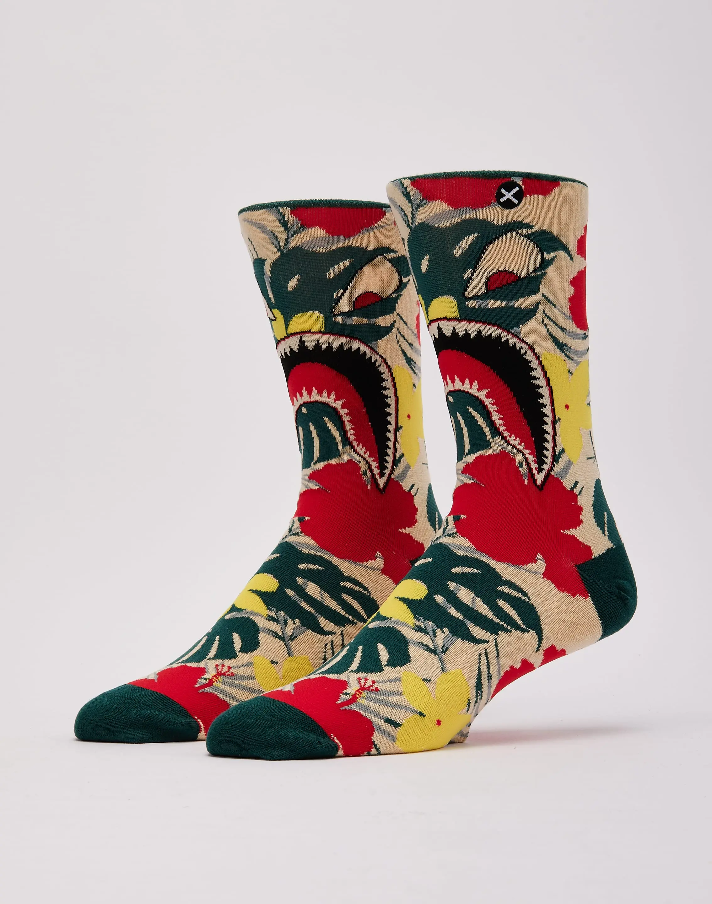 Mens Odd Sox Warplane Tropics Crew Socks