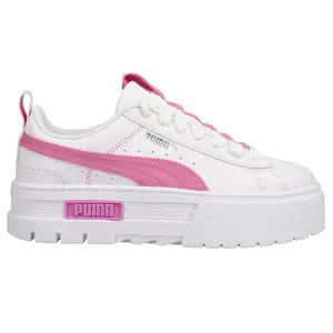 PUMA Womens Mayze Lace Up Platform Sneakers Shoes Casual - White PUMA Womens Mayze Lace Up Platform Sneakers Shoes Casual - White