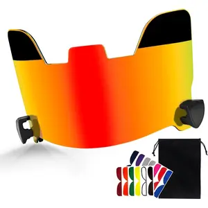 Football Visor, Youth Football Helmet Viosor, Scratch Resistant, UV Block, Facial Protection Visor for Football Helmet