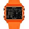 SANDA Unisex Analog-Digital Fashion Watch, Waterproof Luminous Multi-Function Youth Style Watch with Countdown Timer, Perfect for Casual Wear