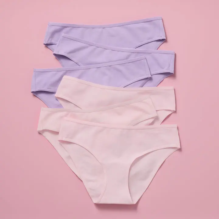 Simple Pima Cotton Women's Underwear Bundle of Six