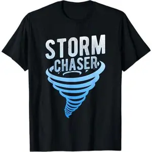 Storm Chaser Tornado Meteorology Storm Chasing Fan T-Shirt