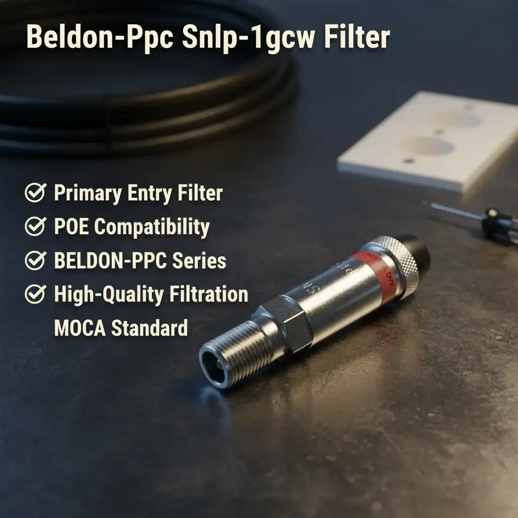 BELDON-PPC SNLP-1GCW SERIES MOCA PRIMARY ENTRY “POE” FILTER