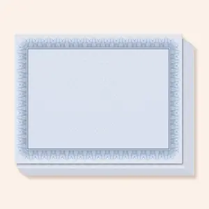 Blue Border Award Certificates | Set of 100
