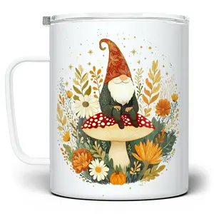 LOFTIPOP Autumn Woodland Gnome Mug, Cottagecore Fall Nature Gifts, Designed and Printed in the USA by Loftipop