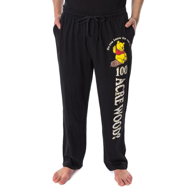 Disney Adult Winnie The Pooh 100 Acre Woods Lounge Sleep Pajama Pants
