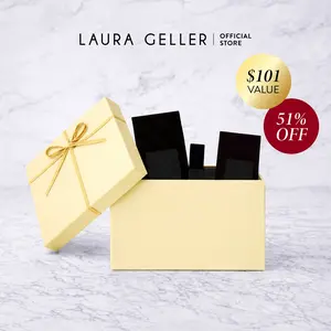 Laura Geller Glow and Go Bundle - Includes 3 Makeup Products, $99 Value, Enhance Your Makeup Routine, Cosmetic