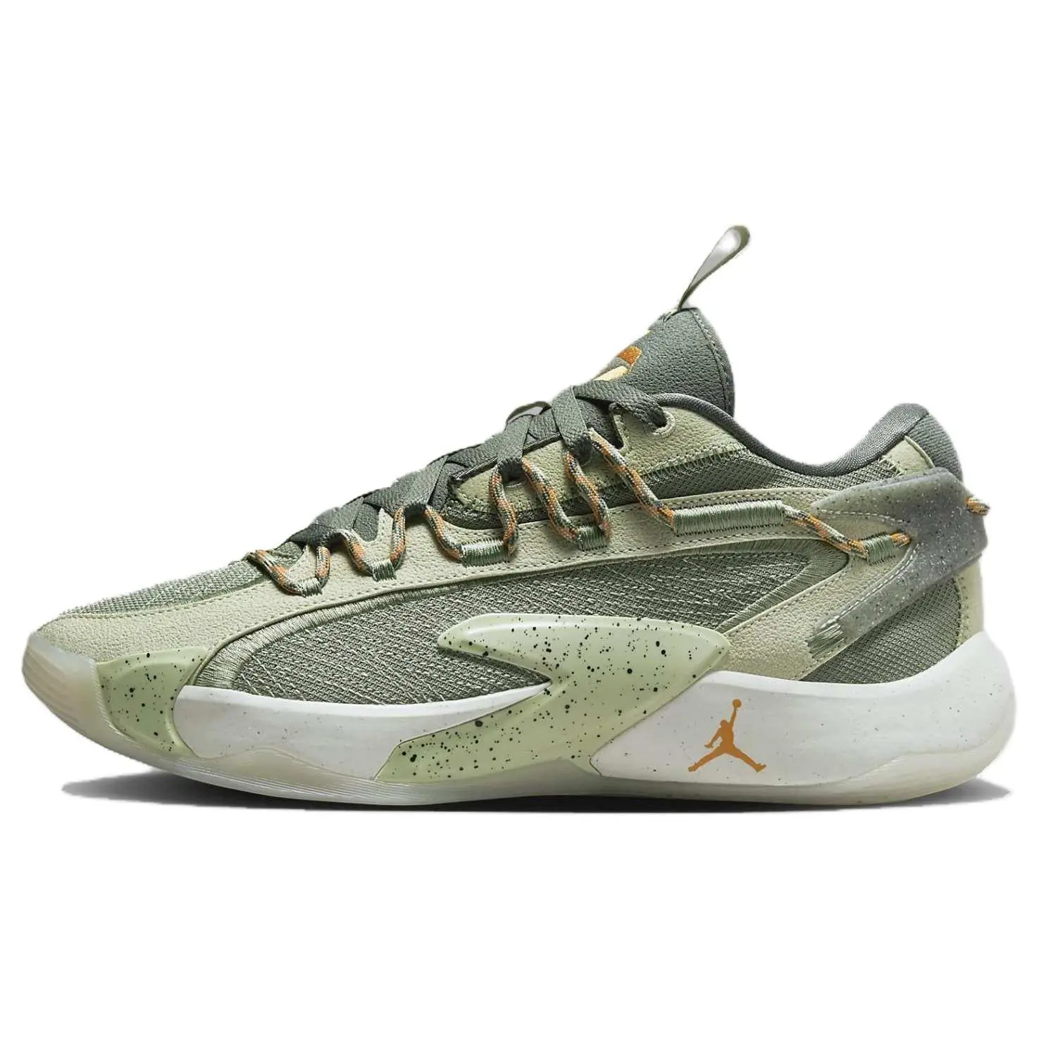 Jordan Luka 2 Olive Aura PF Versatile Cushioned Low Top Basketball Shoes Men's Green DX9034-308