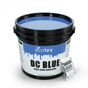 Ecotex® Dual Cure Blue Screen Printing Emulsion