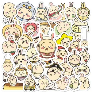 75pcs Chiikawa Usagi Kawaii Stickers Pack, Waterproof Cute Cartoon Character Decals for Laptop, Water Bottle, Journal & Scrapbook, Anime Fan Gift, Adhesive Stickers