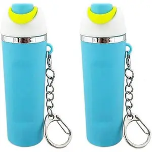 2Pack Trendy Mini Bottle Keychain Compatible with Owala Water Bottle,Cute Keychain Chapstick Lip Balm Holder