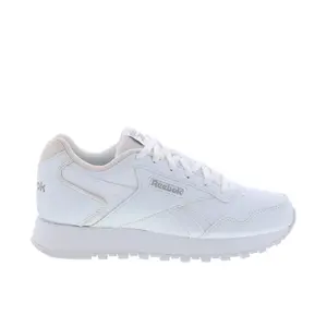 Reebok Glide Wide D Womens White Wide Synthetic Lifestyle Sneakers Shoes