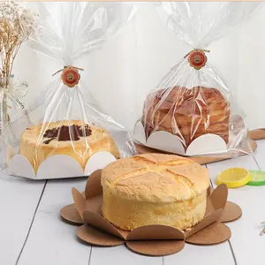 10/30pcs Disposable Transparent Clear Cake Bags, Harajuku Style Plastic Packaging, Bread Bag Baked for Toast, Cookies, Candy, Chocolate, Baking Gifts Bakeware Utensils