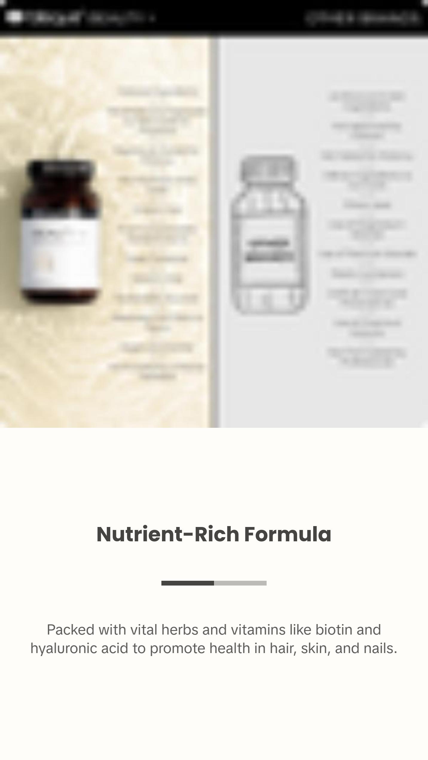 Blisque BEAUTY + POWERFUL NATURAL FORMULA TO SUPPORT HEALTHY HAIR, SKIN, AND NAILS FOR OPTIMAL BEAUTY.*