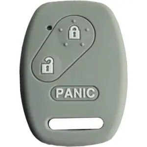 Silicone Keyless Entry Remote Control Key Fob Cover Case protector  Fit For Honda Accord Crosstour CR-V CR-Z Civic Fit Insight Odyssey Ridgeline N5F-S0084A CWTWB1U545(gray)