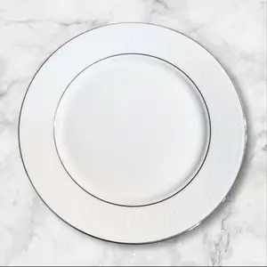 Lenox Hannah Platinum 4-Piece Place Setting | USA Made | Discontinued | Great