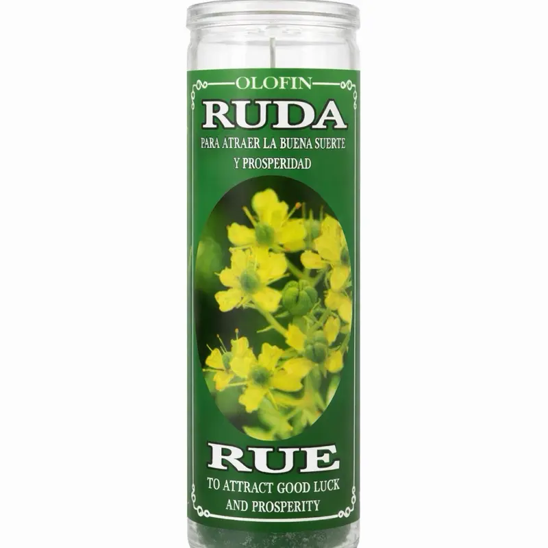 Candle Perfume - Veladora Preprada - Ruda Decor Ornaments Coconut Scented Decoration