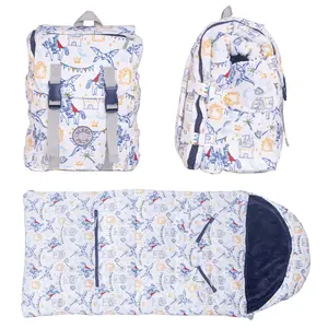 Sleep-N-Pack™ – Little Kid Sleeping Bag | Cozy Mink Collection: Fairy Tails