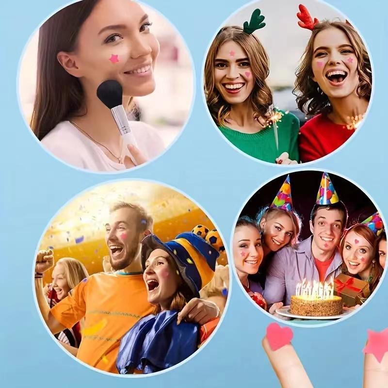 480 Pcs  Pink Box Star Acne Stickers, 6 Colors Different Sizes, Cover Blemishes, Super Cute, Single Pack, No Alcohol or Aerosol