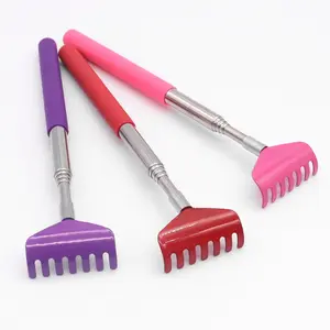 Stainless Steel Extendable Scratch-Itch Brush for Pets, Interactive Cat Scratching Tool, Dog Grooming Comb, Pet Cleaning Accessory, Grooming Supplies