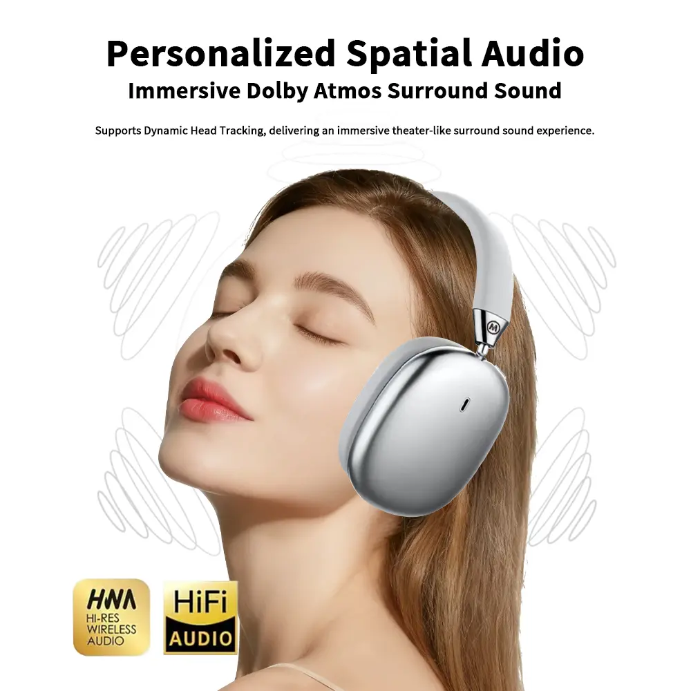 MIDOLA - Bass Headphones with Personal Sound | True Wireless | Bluetooth 5.0 | Built-in Microphone Portable Audio Headphones Headset Audio Over-ear