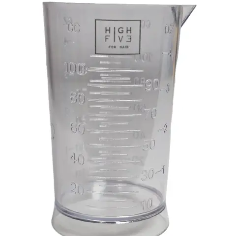 Professional Measuring Cup for Peroxide & Hair Color with Clear mL & oz Markings for Accurate Mixing at Salon or Home Use