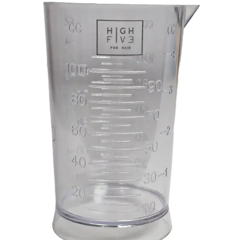 Professional Measuring Cup for Peroxide & Hair Color with Clear mL & oz Markings for Accurate Mixing at Salon or Home Use