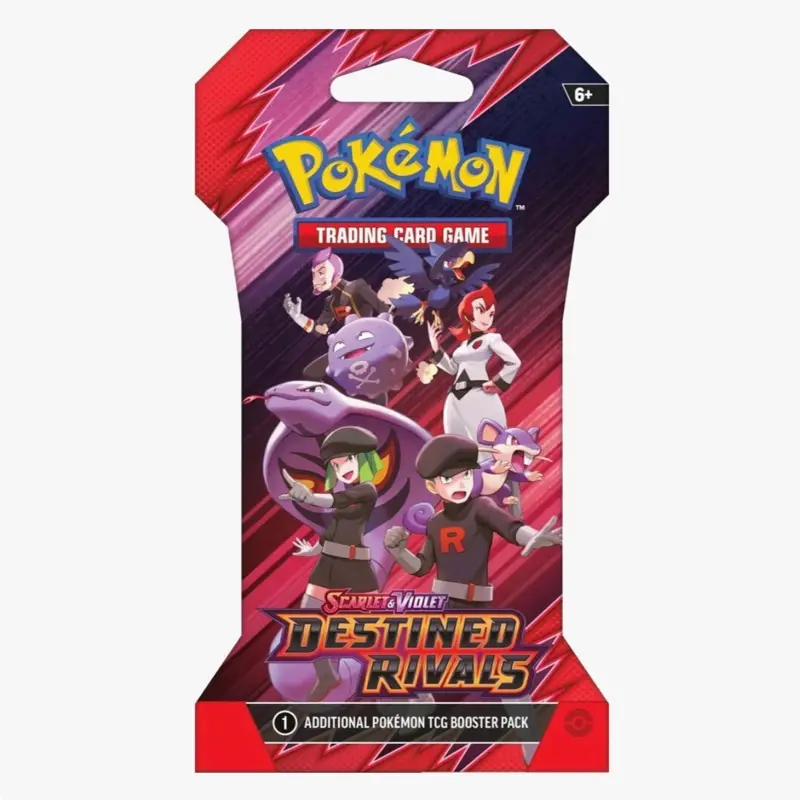 Pokemon Destined Rivals Sleeved Booster Pack - SV10 [Random Design]