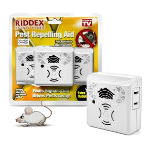 Set of 3 Riddex® Sonic Plus Ultrasonic Pest Repellers Set of 3 Riddex® Sonic Plus Ultrasonic Pest Repellers