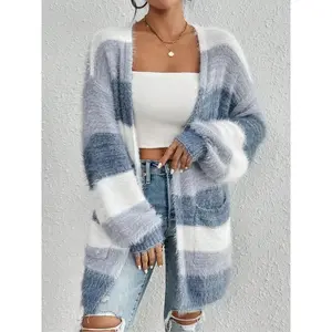 Women’s knitted cardigans, casual and fashionable long-sleeve pullovers, soft and comfortable sweaters for autumn and winter, everyday essentials for women, knitwear