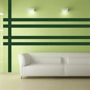 Borders Unlimited  Dark Green Simple Stripes