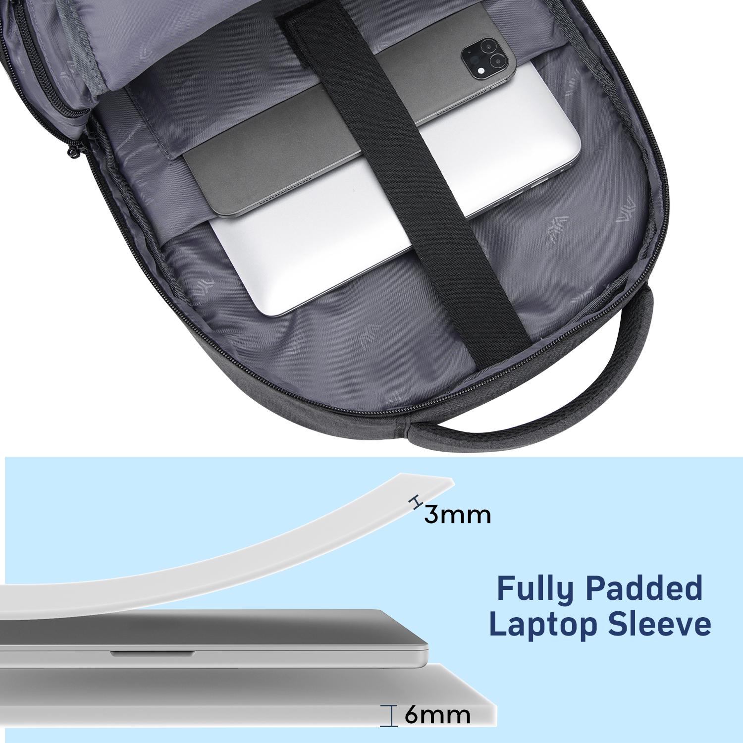 kadilong  Backpack with USB & Headphone Jack | Water Resistant Anti-theft Travel Backpack with Luggage Strap  Large Capacity Business Laptop Backpack for Men | Breathable Work Backpack with Multiple Pockets & Fully Padded Laptop Sleeve