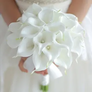 Bridal Bouquet, High Simulation PU Calla Lily Bouquet, Everlasting Bouquet, Bridesmaid Bouquet