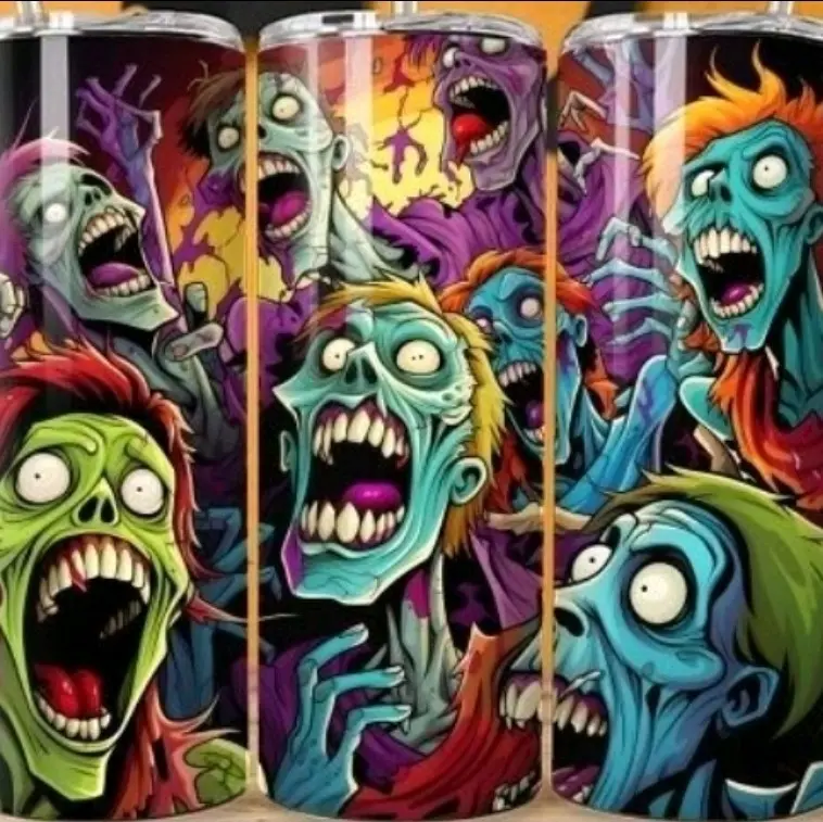 Zombie Tumbler 20oz  skinny tumbler