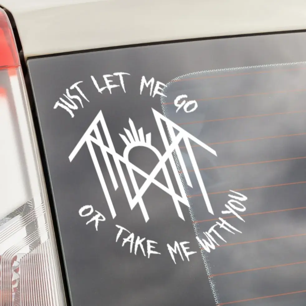 Sleep Token Vinyl Decal- Take Me Back To Eden -Just Let Me Go or Take Me With You- SHIPPING FREE - TMBTE- The Apparition - Music Lover - Vinyl Car Decal- TikTok Music Merch
