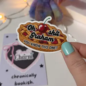Oh Graham You Know This One Embroidered Patch, Briar University Embroidered Patch, Briar University Embroidery Merch, Gifts for Hockey Lover Classic Cotton, Off Campus Series Patch, Bookish Patch, Hockey Romance Bookish, Gift For Her