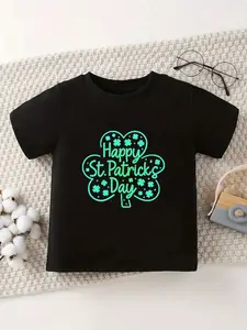Adorable Print Pattern Short-Sleeve T-Shirt for, Comfortable And Easy, Perfect for Outdoor Activities in Spring And Summer