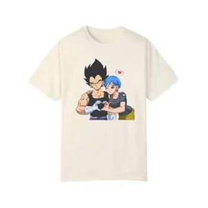 Vegeta and Bulma Love Graphic T-Shirt, DB Couple Tee, Anime Lover Shirt, Graphic Tee