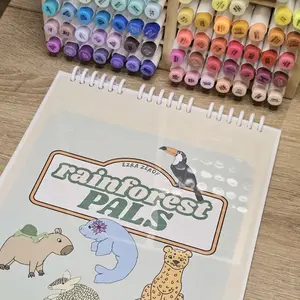 Rainforest Pals Coloring Book 20 Coloring Pages on 110lb Cardstock Paper Benefits Charity Bold Hand Drawn Designs for Children and Adults