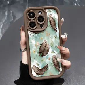 Phone Case Soft Case for iPhone 16 15 14 Pro Max 13 12 11 XR XS Plus Shockproof Drop Protection Rugged Durable Otter Silicone Cover