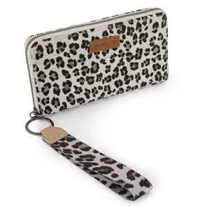 Wrangler Leopard Print Wristlet Wallet Wrangler Leopard Print Wristlet Wallet