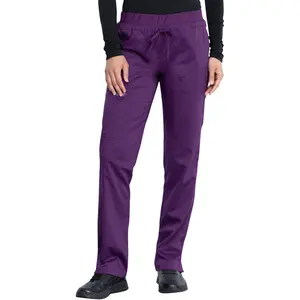 Cherokee Workwear Revolution Tall Mid Rise Tapered Leg Drawstring Scrub Pants